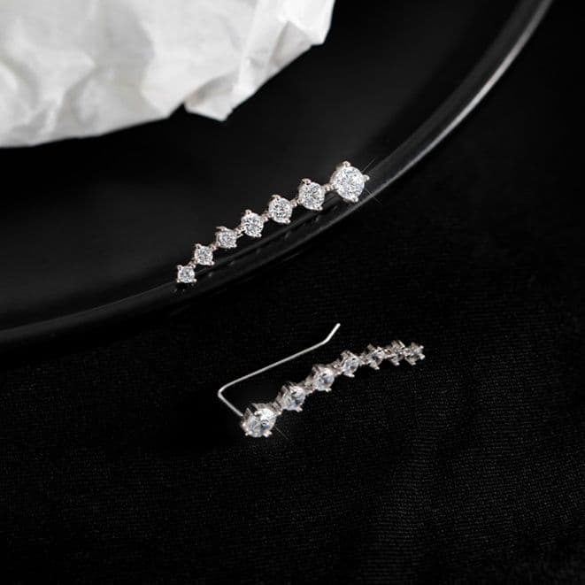 シルバーアクセサリー 星の小道 イヤークライマー