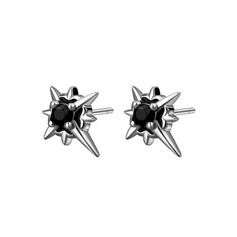 シルバーアクセサリー 北極星の輝きピアス
