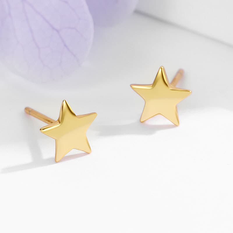 シルバーアクセサリー 星空のしずく スタッドピアス