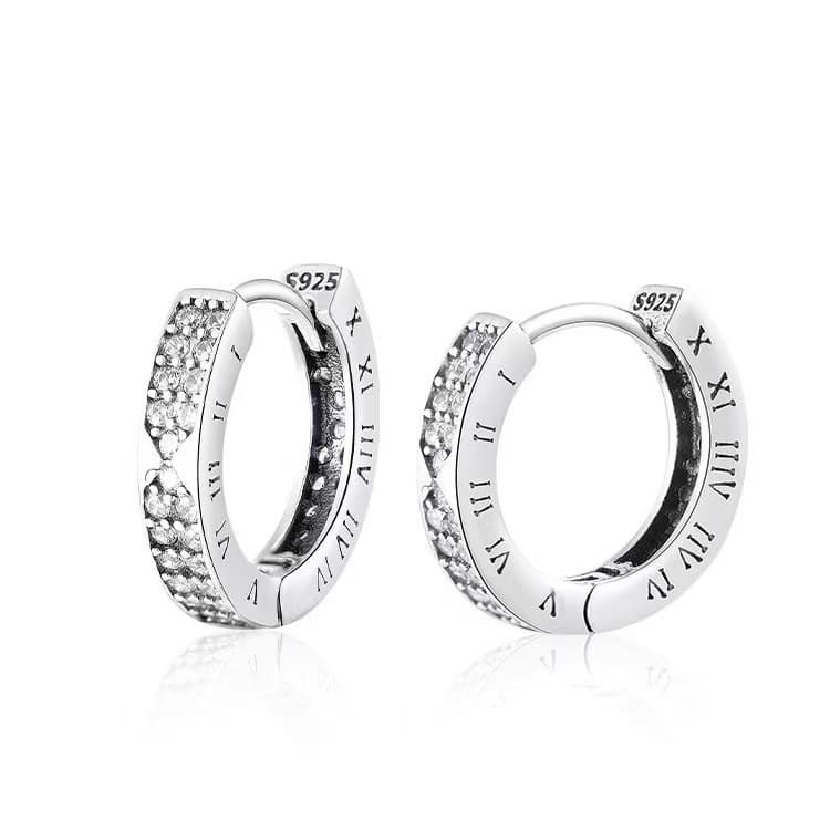 シルバーアクセサリー 煌めき フープ ジュエリー ピアス