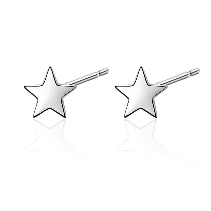 シルバーアクセサリー 星空のしずく スタッドピアス