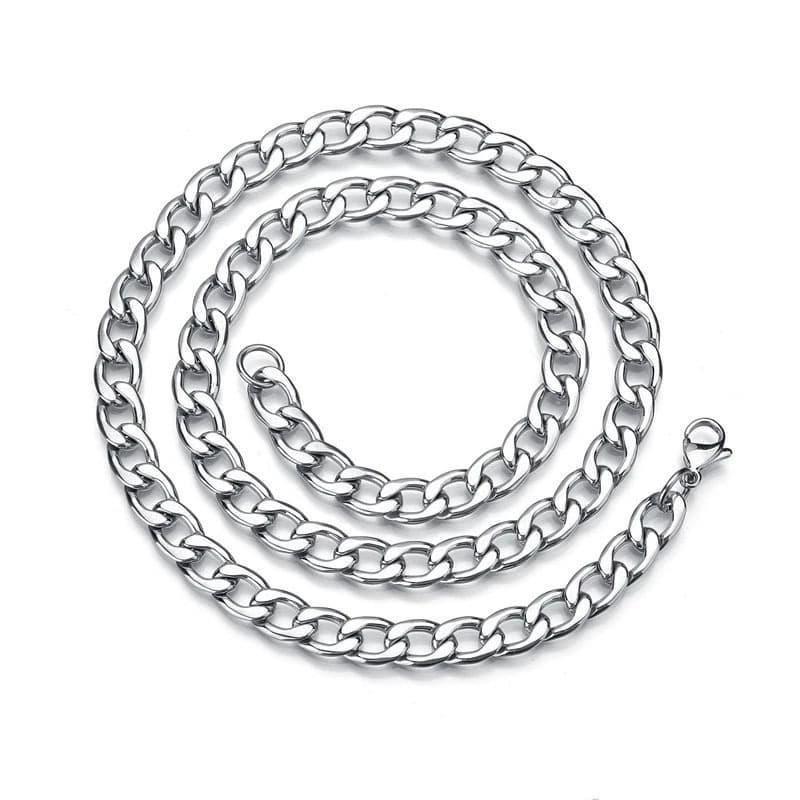 シルバーアクセサリー 重厚感溢れる喜平チェーンネックレス