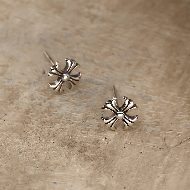 シルバーアクセサリー 百合の紋章シリーズ ピアス