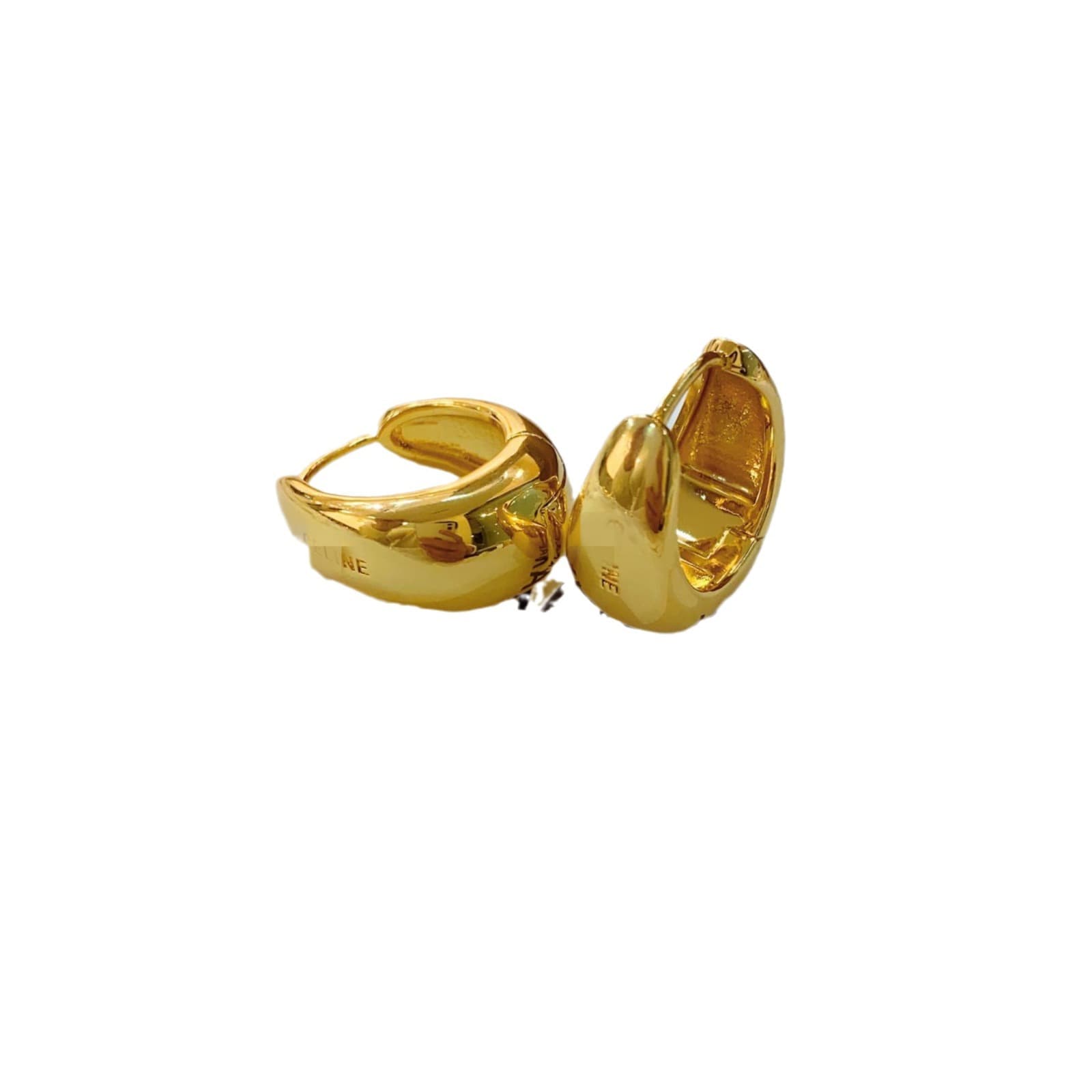 シルバーアクセサリー ムーンボール型 シンプルピアス