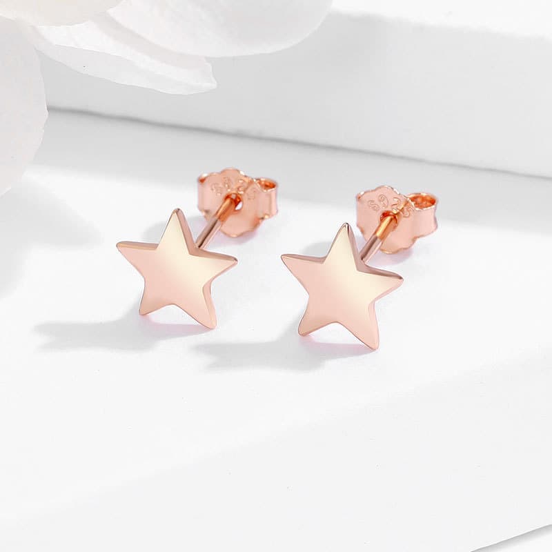 シルバーアクセサリー 星空のしずく スタッドピアス