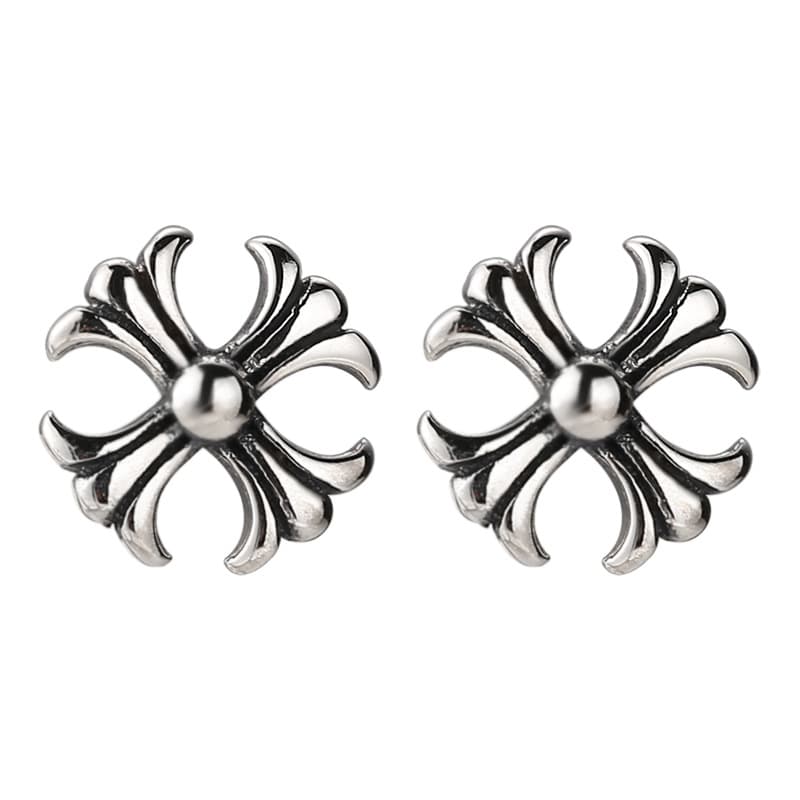 シルバーアクセサリー 百合の紋章シリーズ ピアス