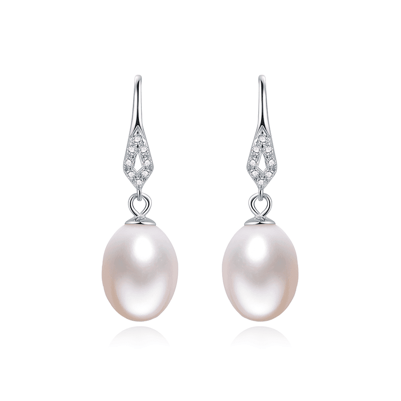 シルバーアクセサリー 月明かりの雫ピアス