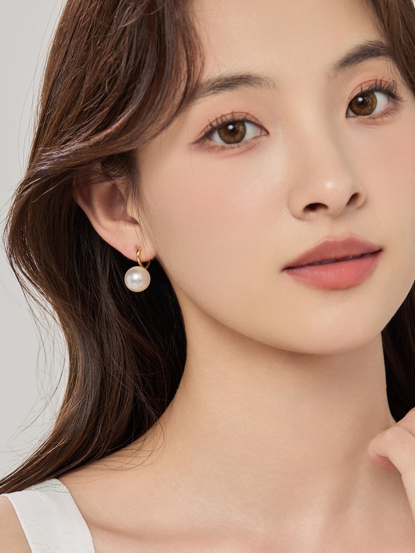 シルバーアクセサリー 真珠の一粒 優美フックイヤリング