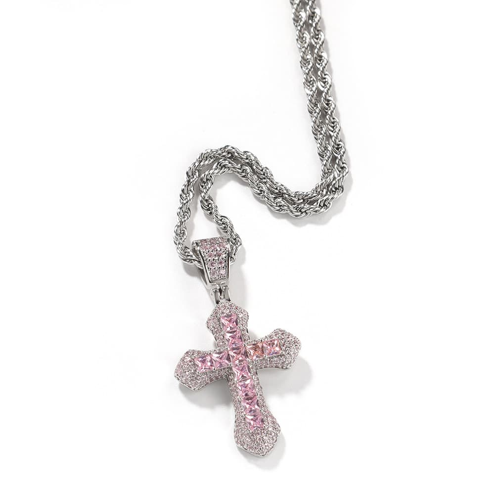 シルバーアクセサリー クロスモチーフペンダント
