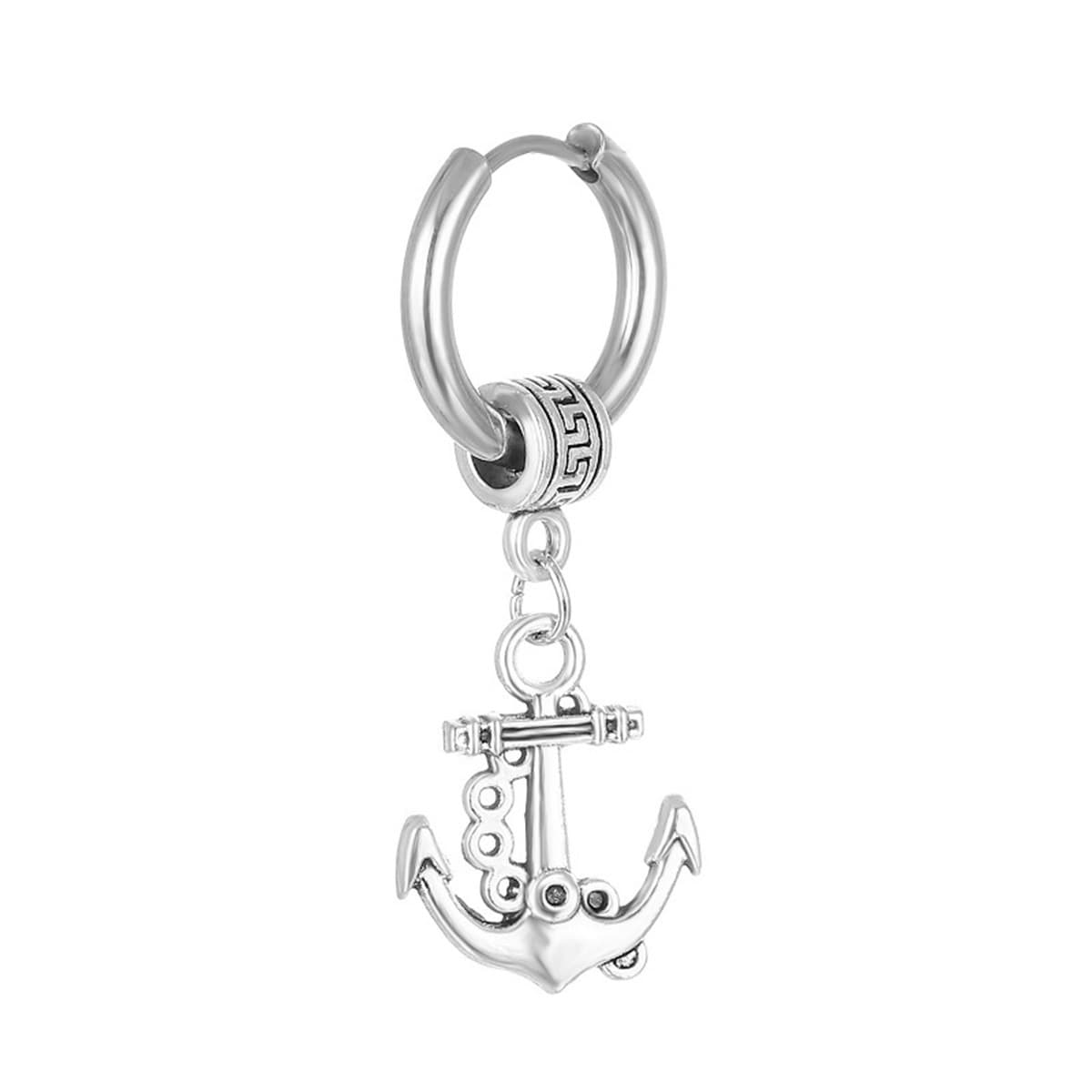 シルバーアクセサリー 海の錨モチーフピアス