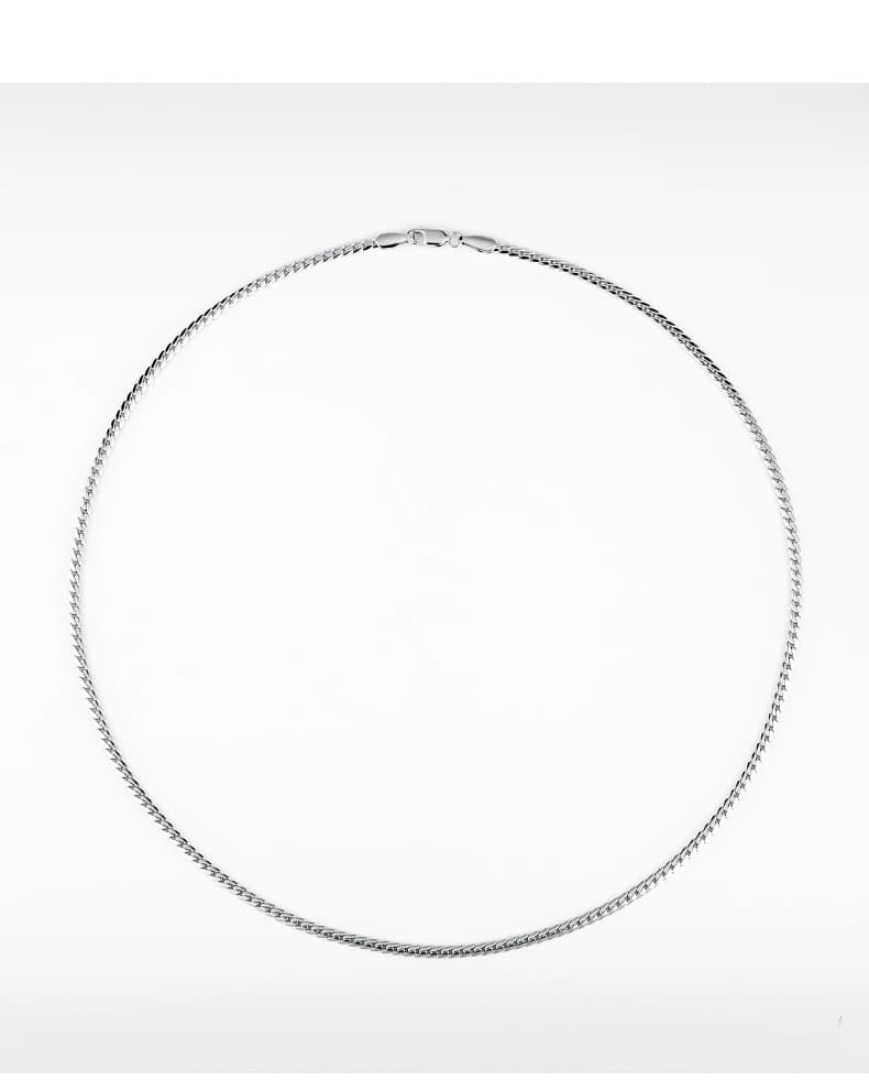 シルバーアクセサリー 喜平チェーン細身ネックレス