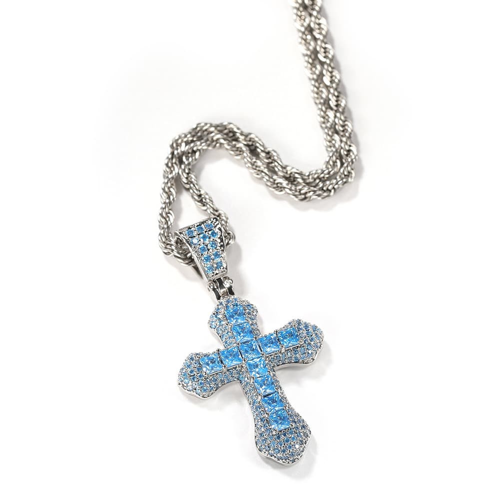 シルバーアクセサリー クロスモチーフペンダント
