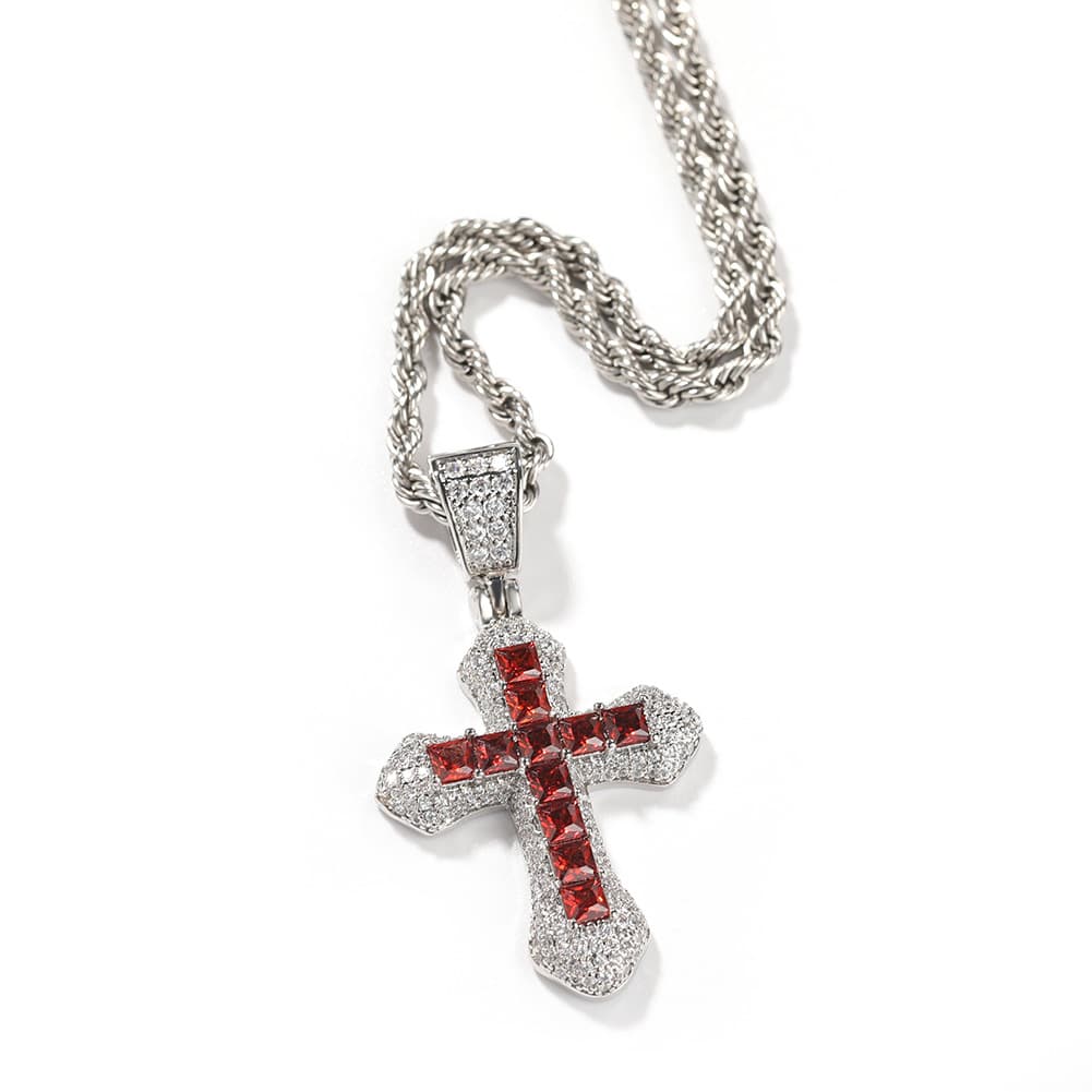 シルバーアクセサリー クロスモチーフペンダント