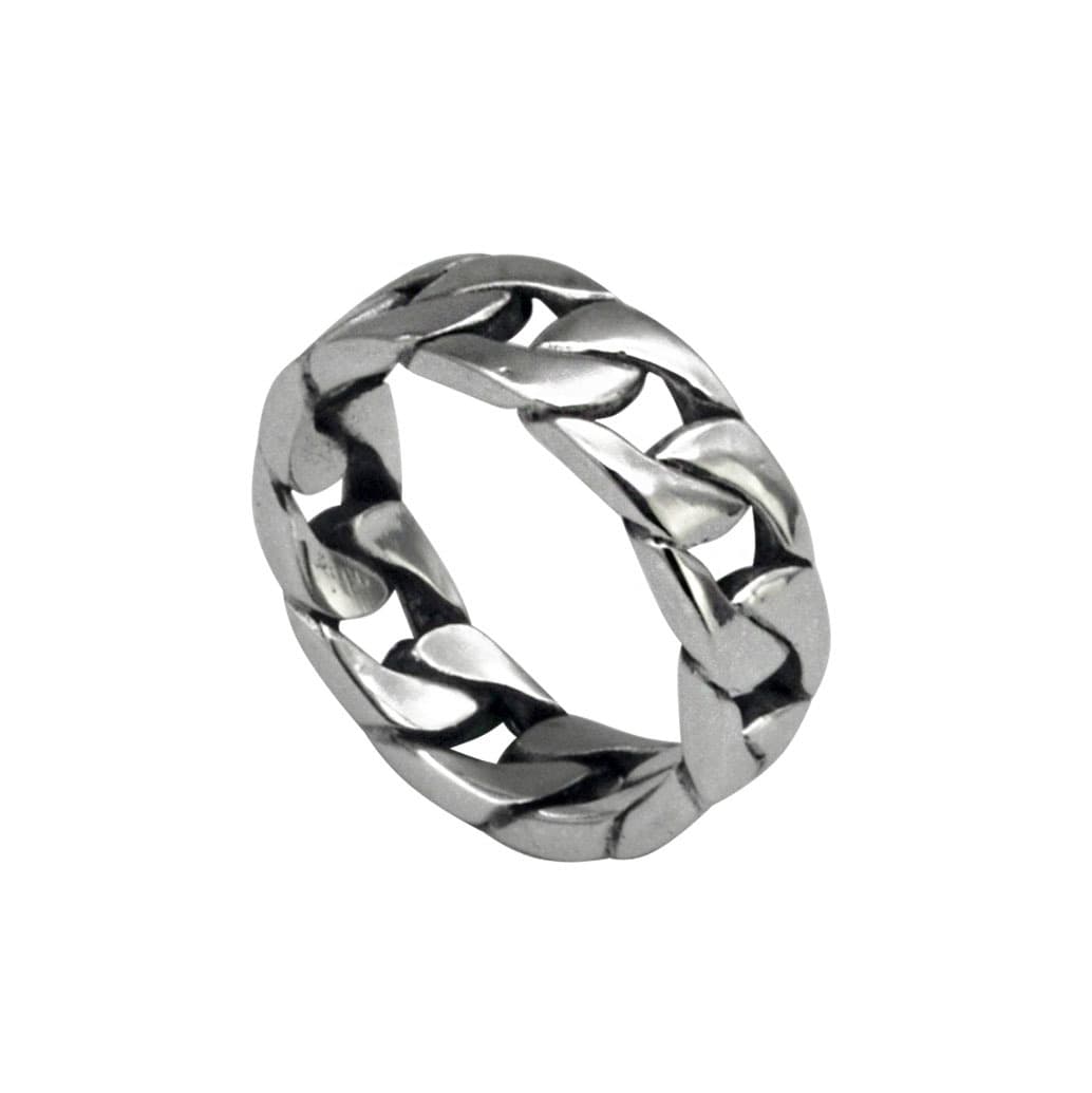 シルバーアクセサリー 波打つ絆の指輪