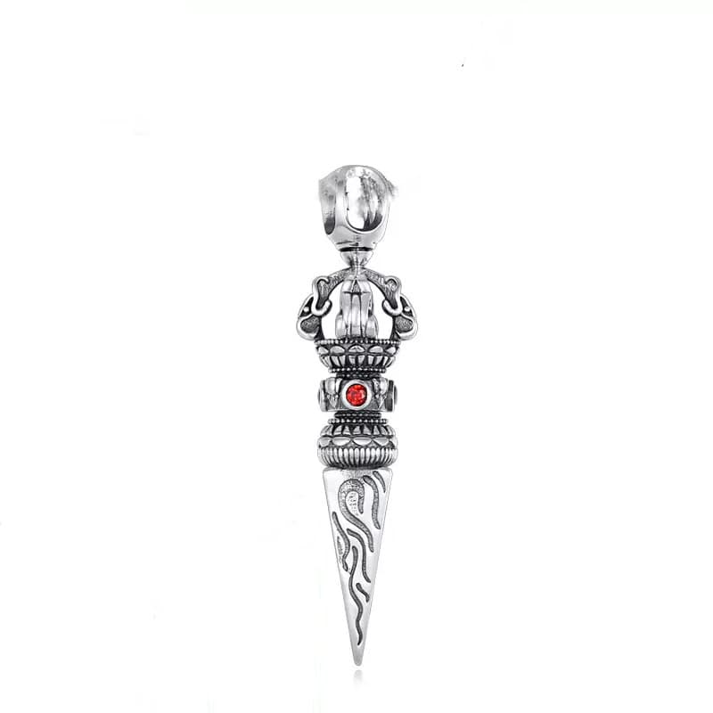 シルバーアクセサリー 神秘の剣 守護の印ネックレス